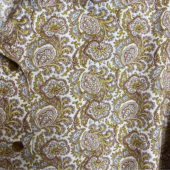 Pendleton Paisley Button-Down Shirt With Pockets Size Women's 14 - Picture 4 of 13
